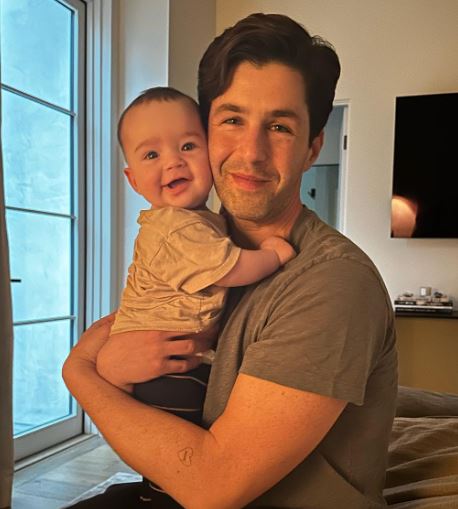 Shai Miller Peck with his father Josh Peck